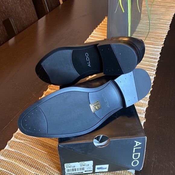 NWOT Aldo black leather oxfords size 11 - Picture 4 of 5